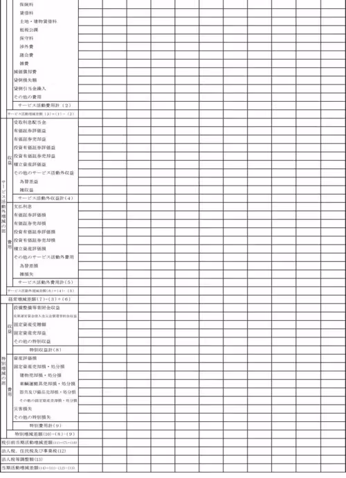 第2号第二様式（第19条《損益計算書…