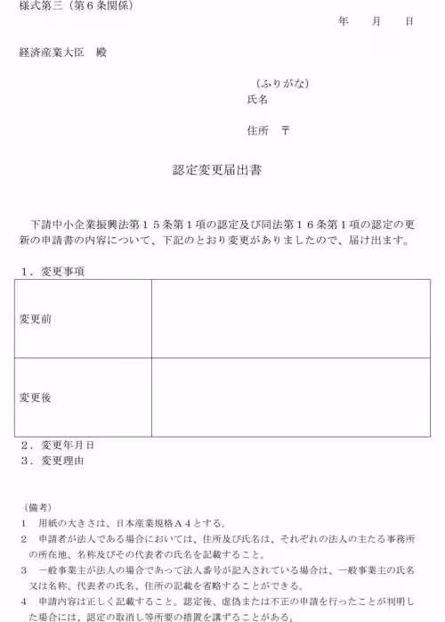 様式第3（第6条《認定申請書又は認定…